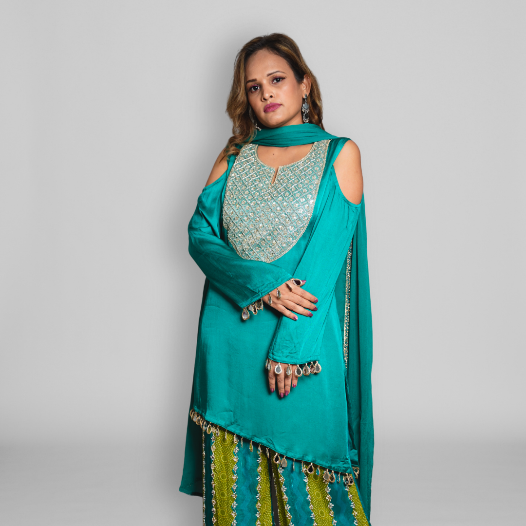 Peek-a-boo Designer Dress