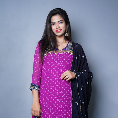 Lavender Aura Ethnic Ensemble