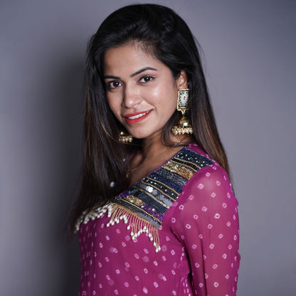 Lavender Aura Ethnic Ensemble