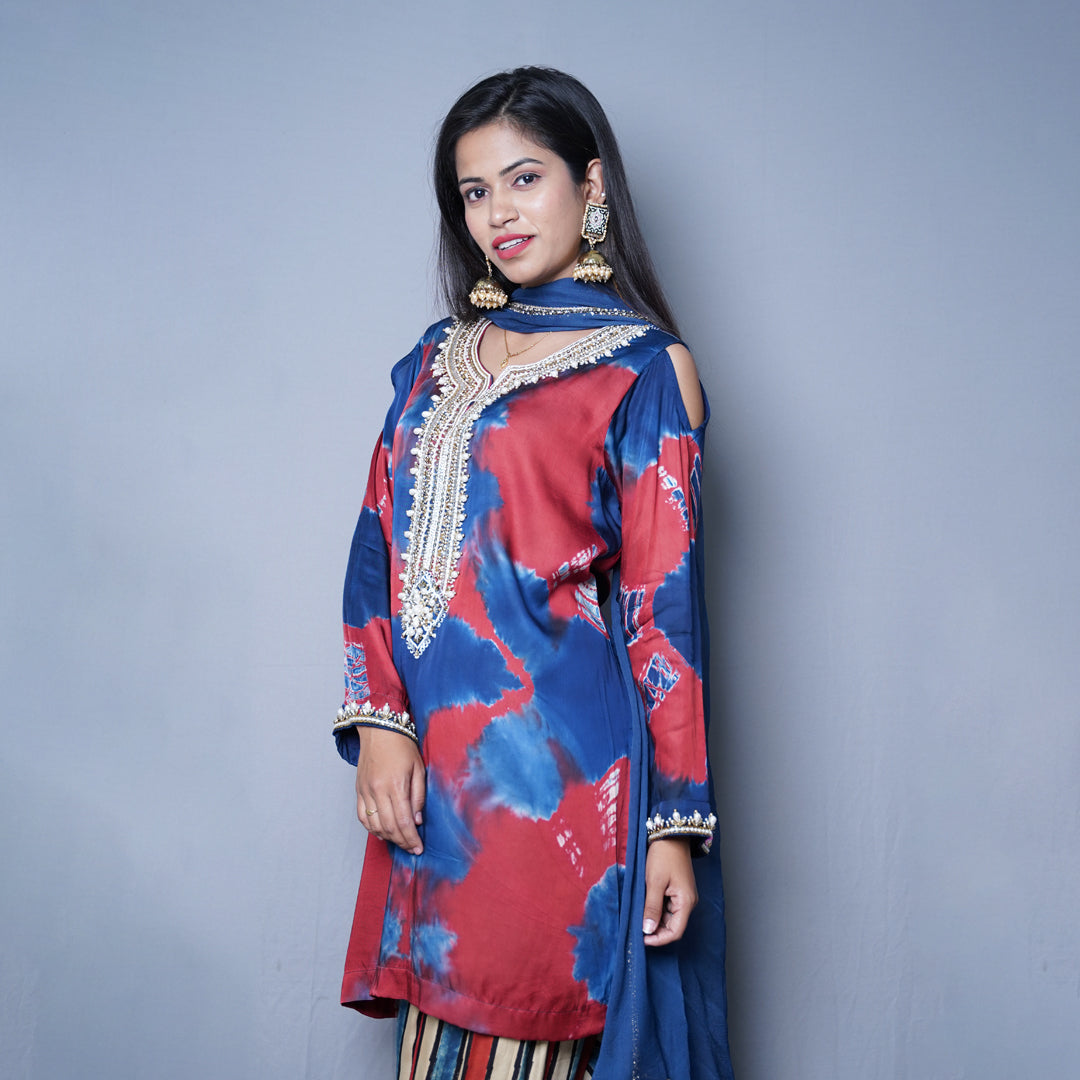 Royal Hues Embroidered Kurta Set