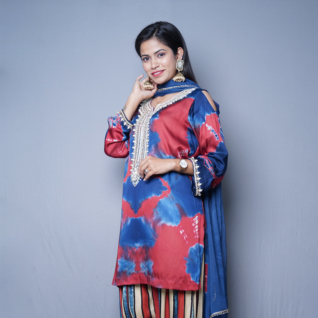 Royal Hues Embroidered Kurta Set