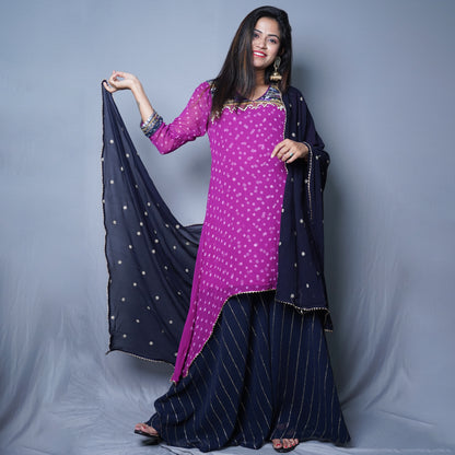 Lavender Aura Ethnic Ensemble