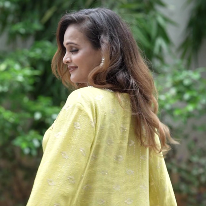 Modal Silk With Sequence Jacket