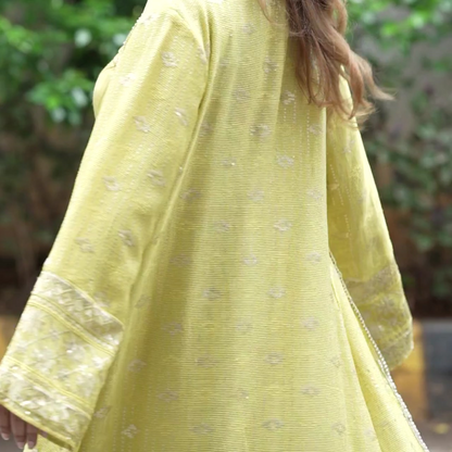 Modal Silk With Sequence Jacket