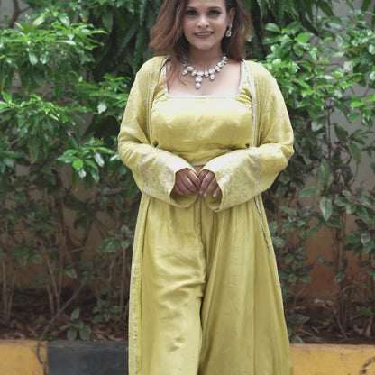 Modal Silk With Sequence Jacket